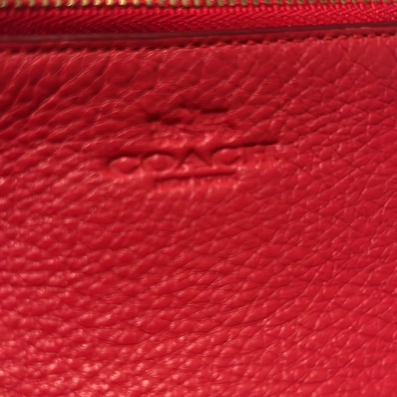 Coach Red Wristlet - Picture 5 of 16